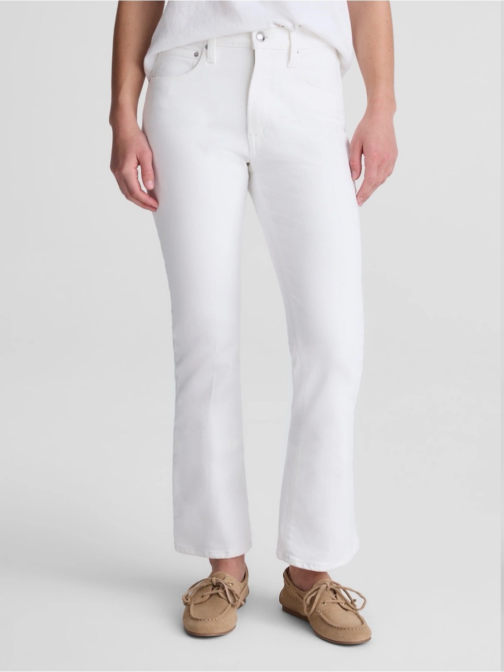 Madewell The Flare Crop Jean in Super Stretch Denim, size 31 , NWT - Picture 3 of 11